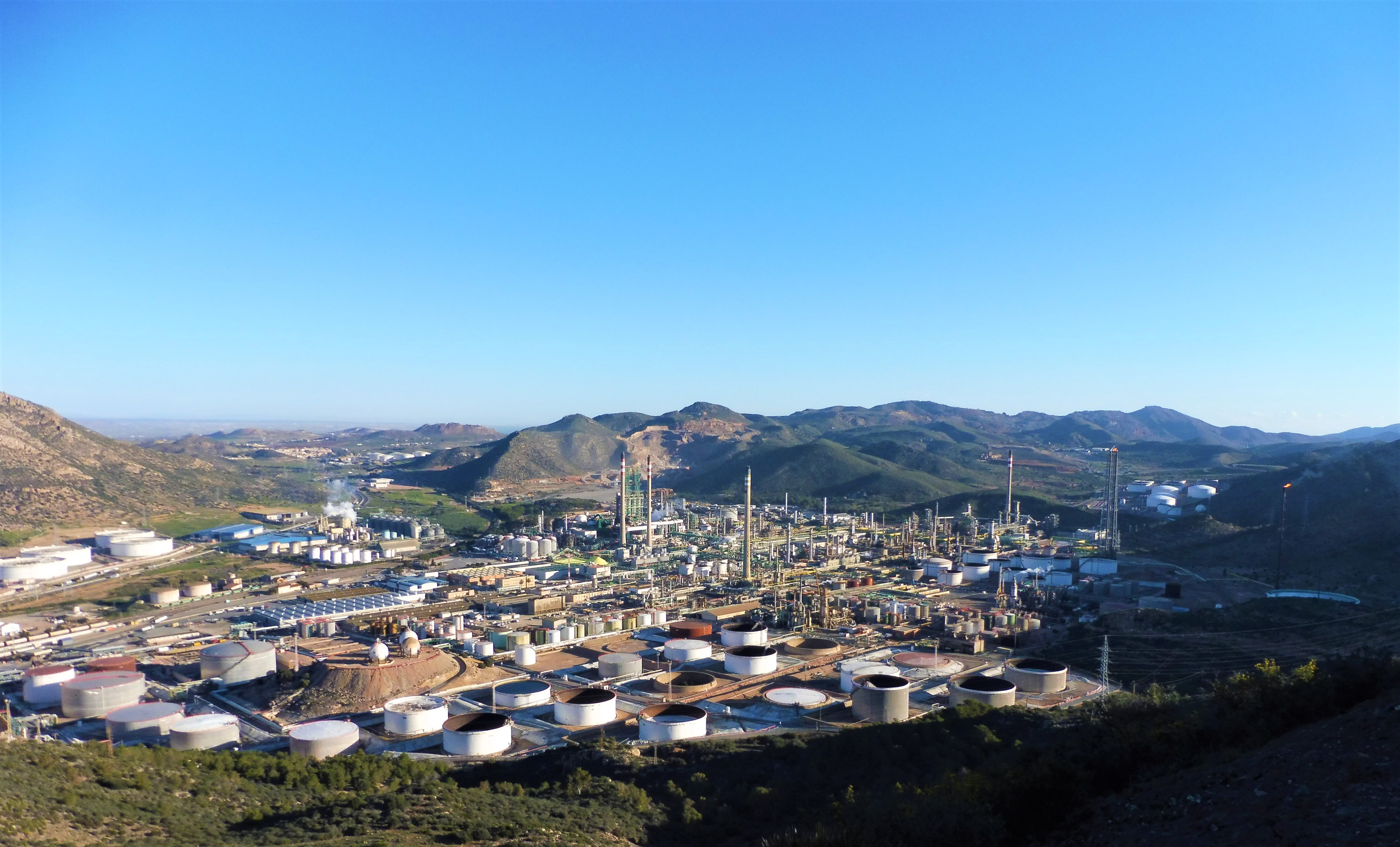 Vista área del complejo de Cartagena